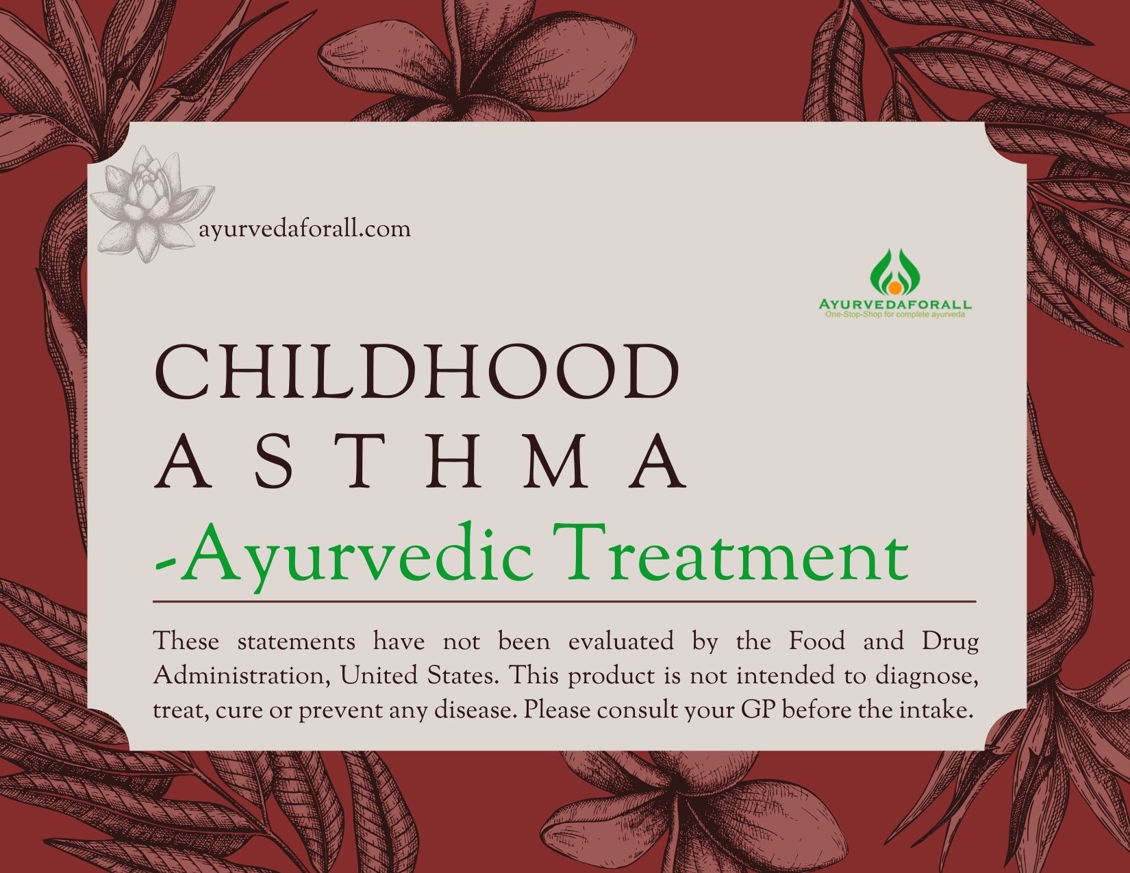 CHILDHOOD ASTHMA Ayurvedic Treatment, Diet, Exercises, Research Papers, Yoga & Pranayama
